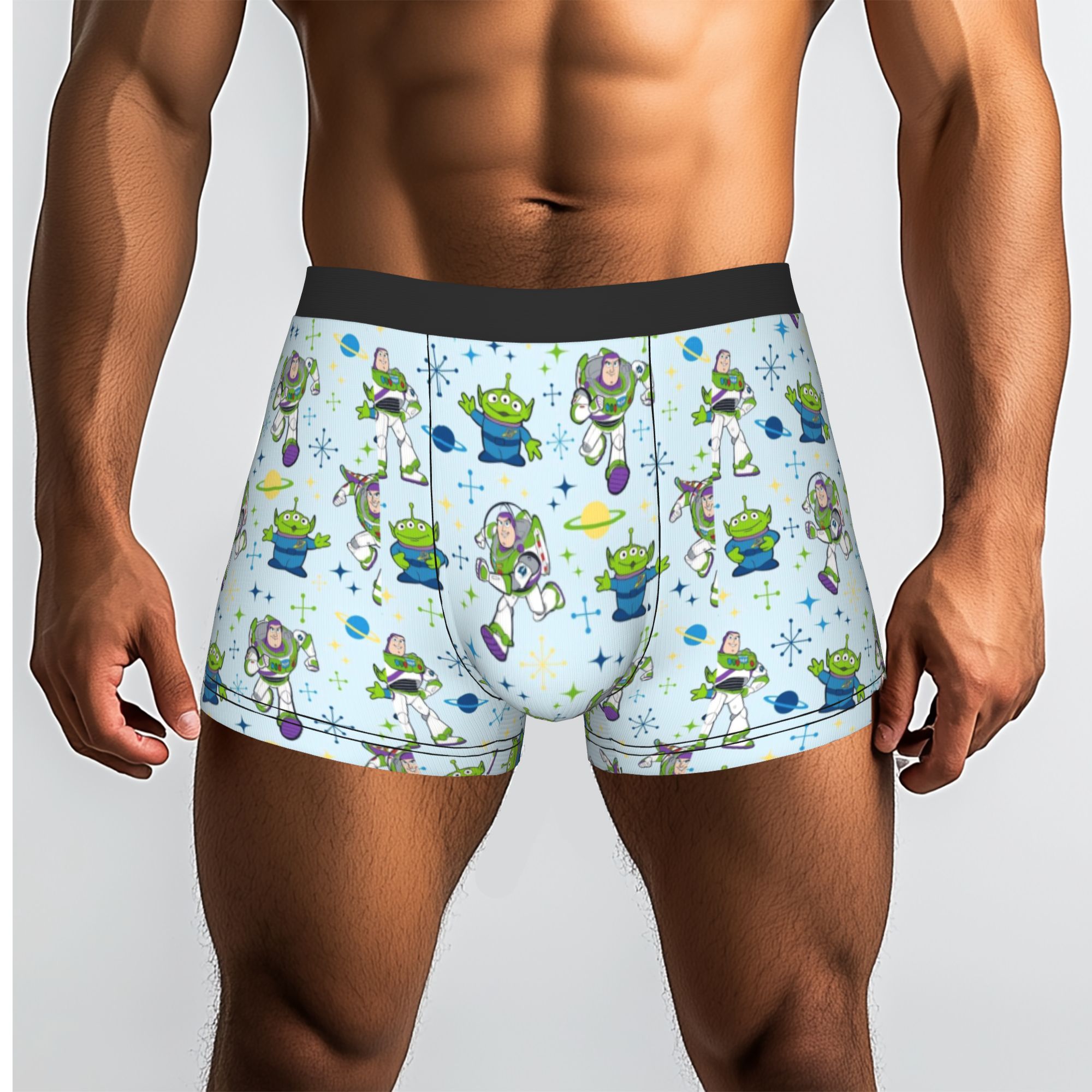 Boyshort Underwear - ملابس داخلية رجالية مخصصة بتصميم كرتوني،