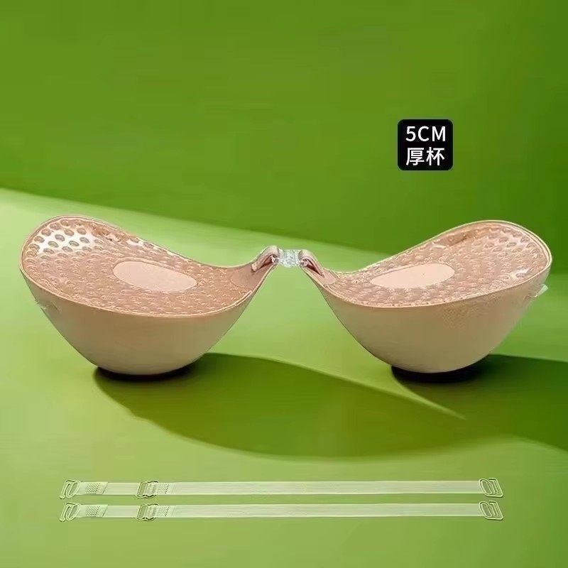 Silicone Bra Adhesive - 5 سنتيمتر سميكة تنفس لاصق الصدرية