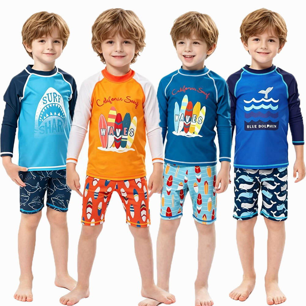 طقم سباحة للأطفال من قطعتين (ق - مراجعة Boyshort Underwear وسعره