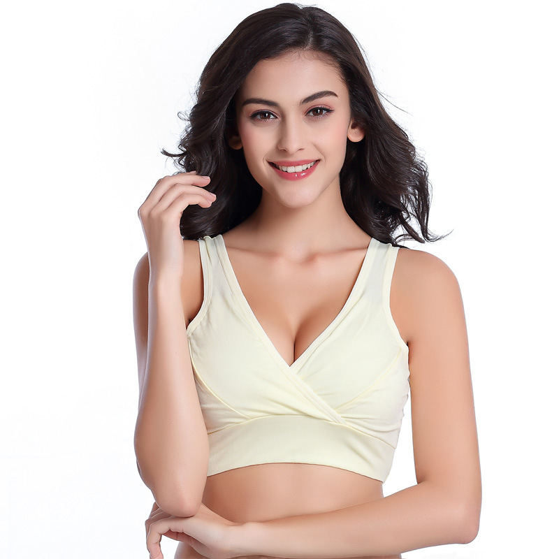 حمالة صدر للحوامل بلون سادة بد - مراجعة Nursing Bra Sleep وسعره