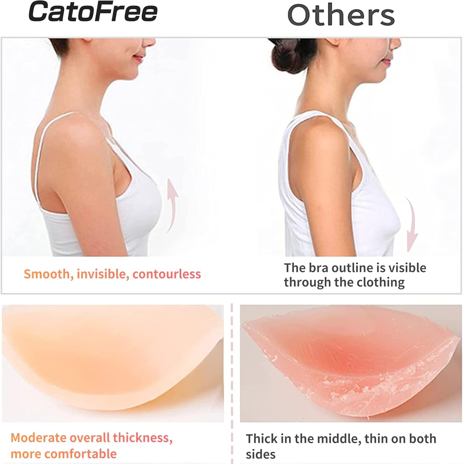 حمالة صدر سيليكونية صلبة بدون  - مراجعة Silicone Bra Adhesive وسعره