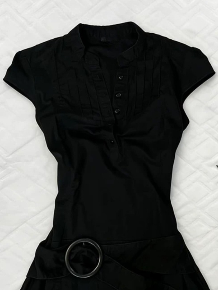 فستان حفلات أسود أنيق بتصميم ع - مراجعة Corset Waist Cinch وسعره