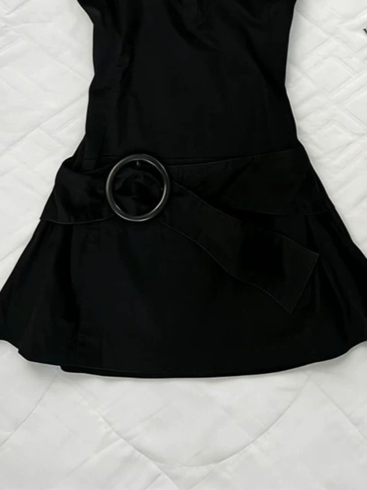 فستان حفلات أسود أنيق بتصميم ع - مراجعة Corset Waist Cinch وسعره