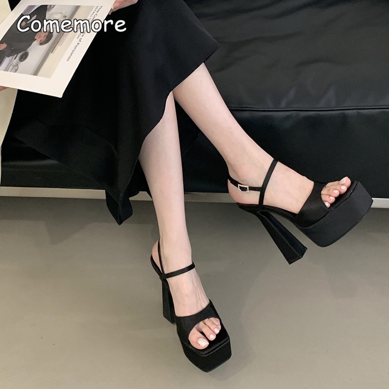 15 سنتيمتر عالية الكعب مكتنزة  - مراجعة Slip Dress Satin وسعره