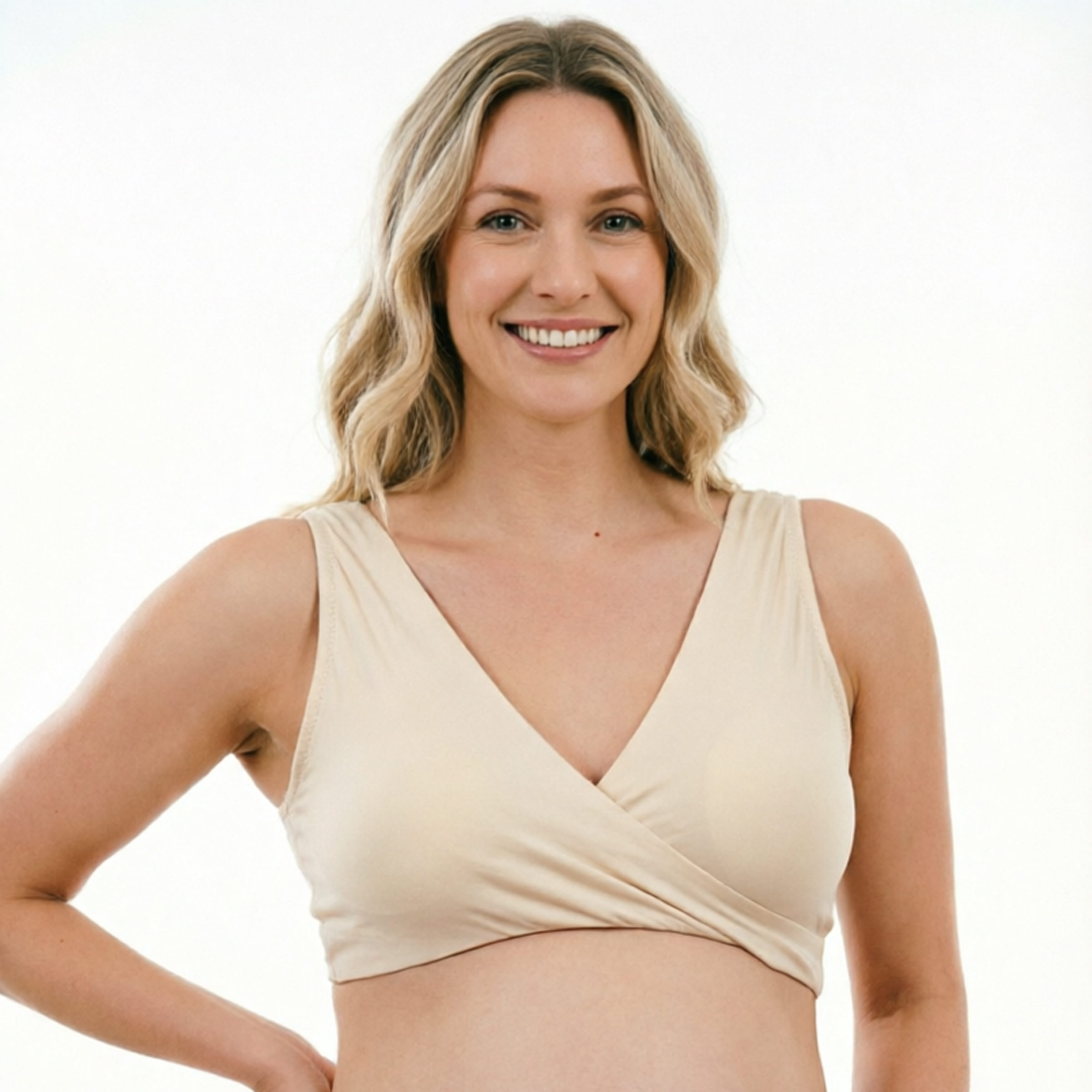 مجموعة أساسية للحوامل من 3 قطع - مراجعة Nursing Bra Sleep وسعره